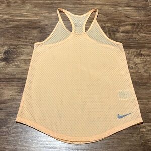 Neon light orange Nike Dri-fit breathable racerback tank top